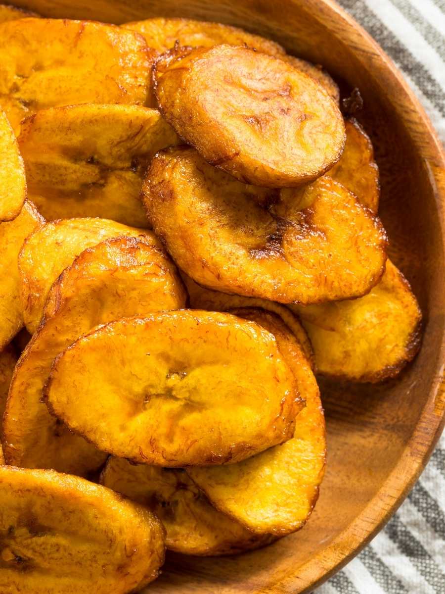 platanos fritos Plátanos machos fritos