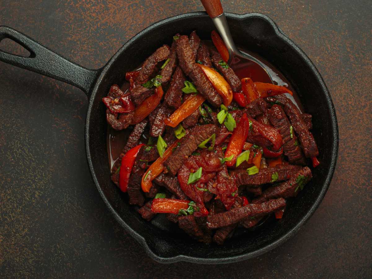 receta lomo saltado peruano Lomo saltado peruano