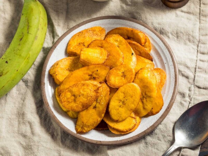 receta platano frito Plátanos machos fritos Plátanos fritos cómo se hacen