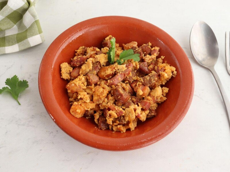 receta tradicional de duelos y quebrantos manchegos Duelos y Quebrantos manchegos, la receta de don quijote de la mancha receta tradicional de duelos y quebrantos manchegos