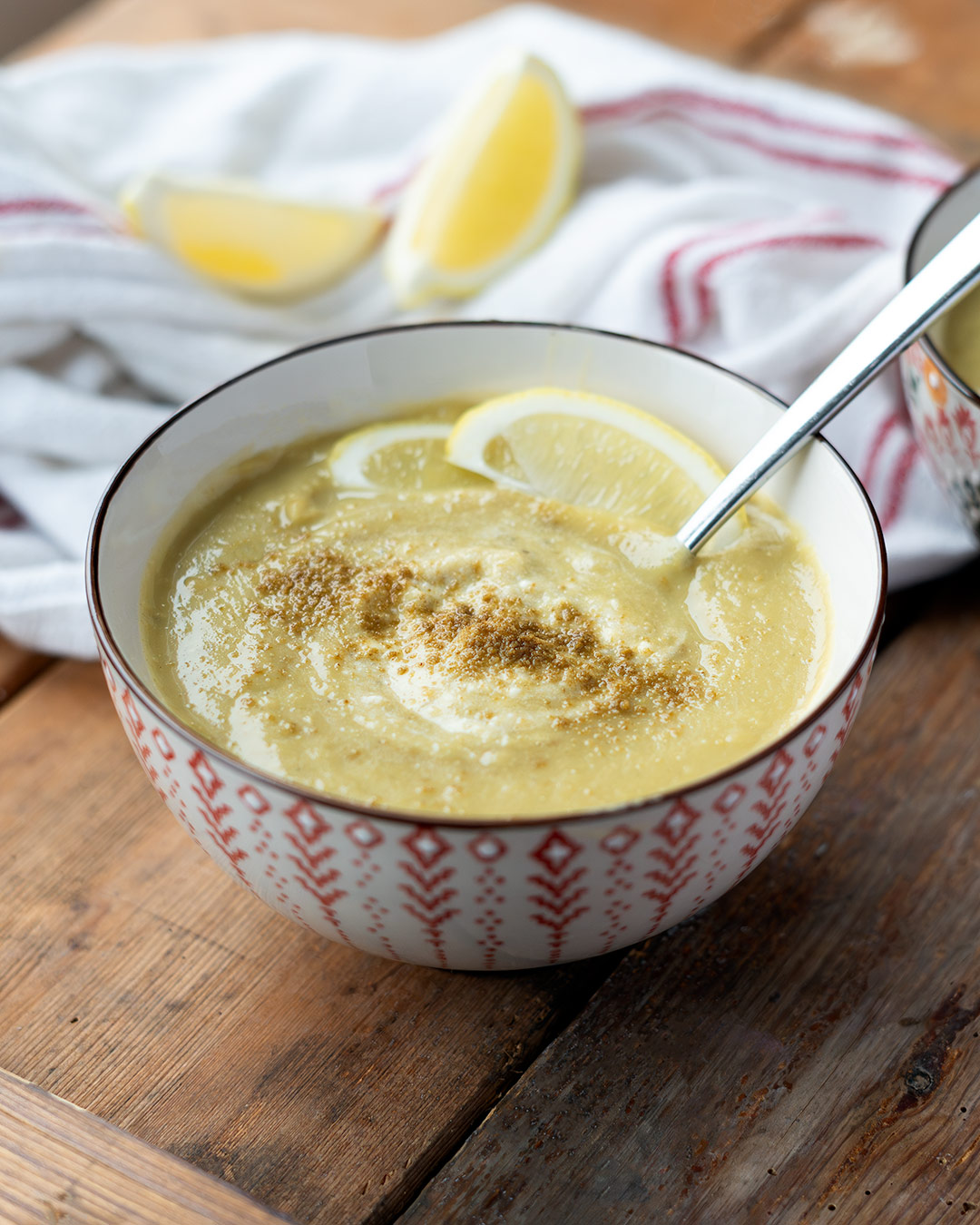 Sopa árabe de lentejas rojas