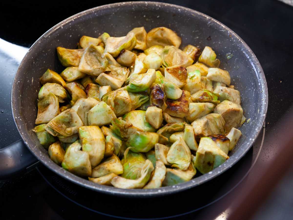 alcachofas salteadas Pasta con alcachofas, una receta para comer pasta sin remordimientos