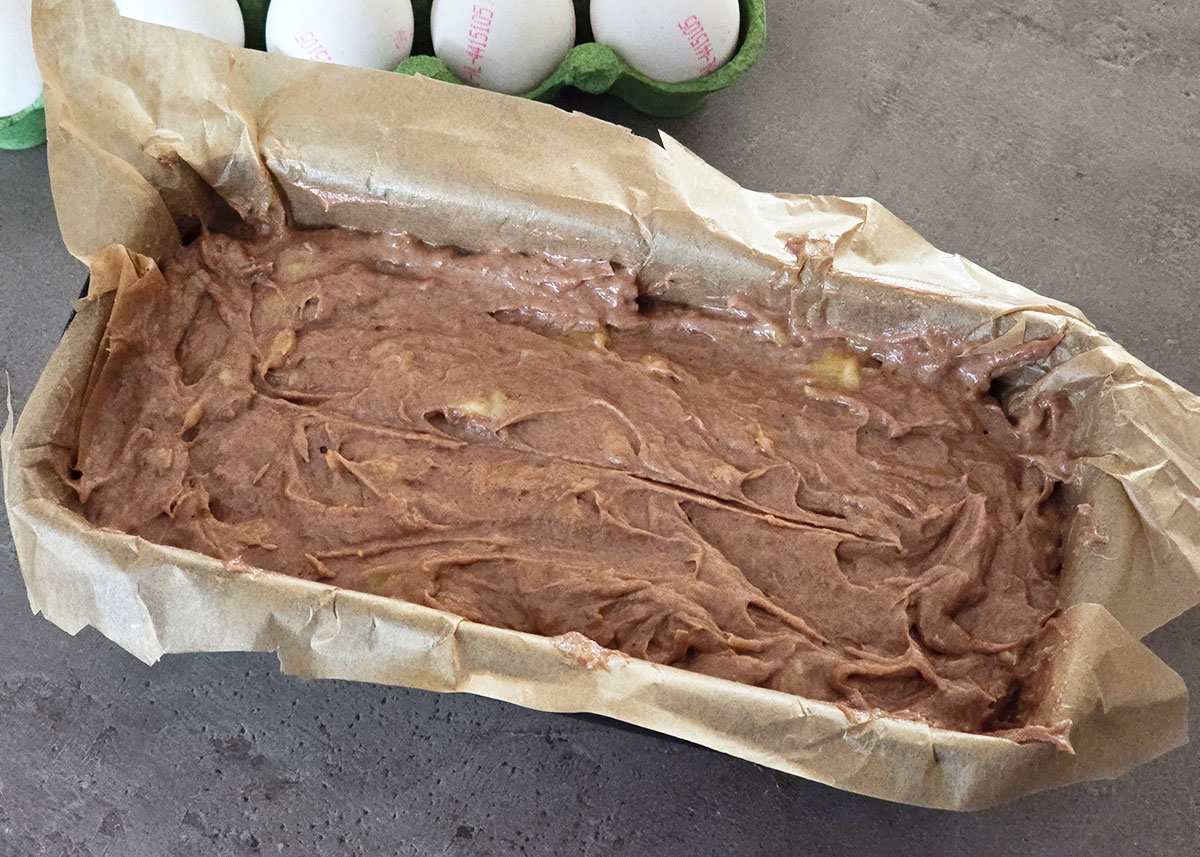 bizcocho pan platano chocolate 145554 Bizcocho de plátano y chocolate