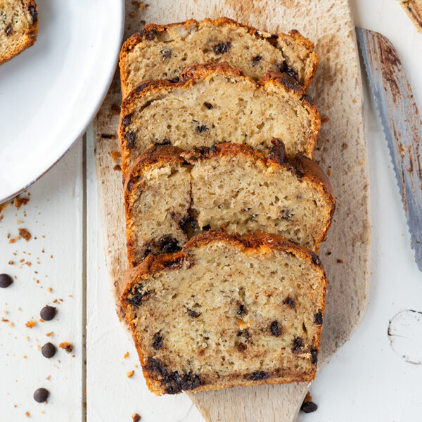 Bizcocho de plátano en airfryer