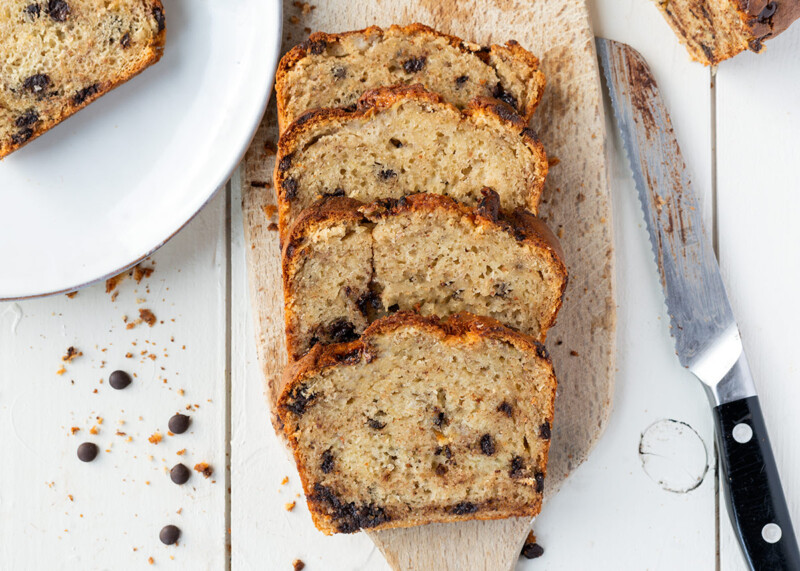 Bizcocho de plátano en airfryer