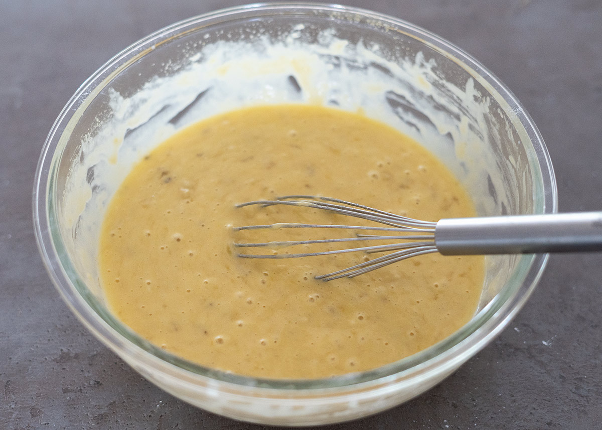 pan de platano masa 00391 Bizcocho de plátano en airfryer