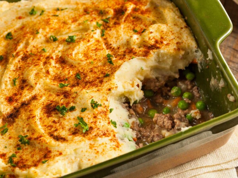 Shepherd's pie, pastel de cordero y patata