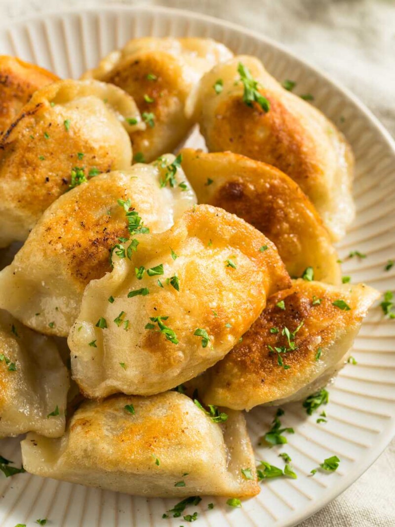 receta pierogis polacos Pierogi ruskie polacos (empanadillas polacas de patata y queso) Pierogi polacos de patata