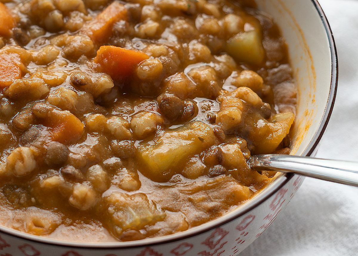 sopa italiana espelta lentejas 02099 Sopa italiana de espelta y lentejas