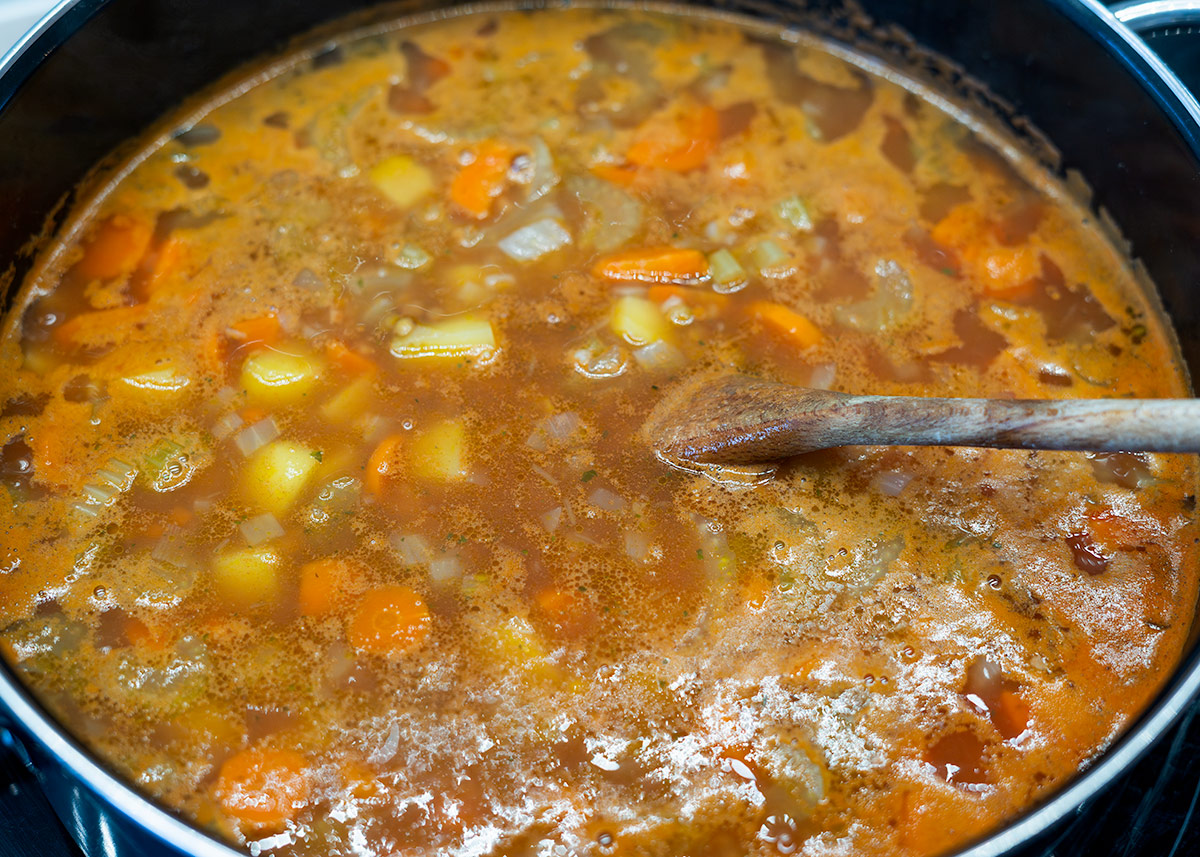 sopa italiana lentejas espelta 02091 Sopa italiana de espelta y lentejas