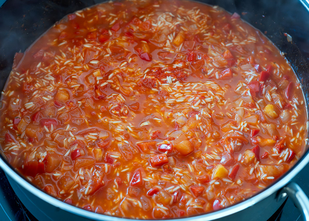 arroz djuvec pimientos tomate ajvar 01280 Arroz con pimientos al estilo Djuvec