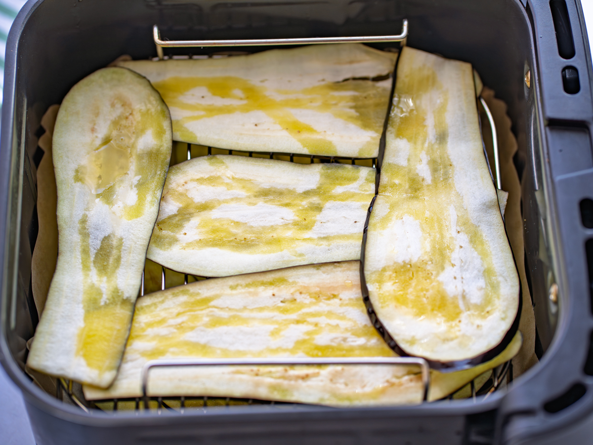 berenjenas en airfryer Lasaña de berenjenas en freidora de aire