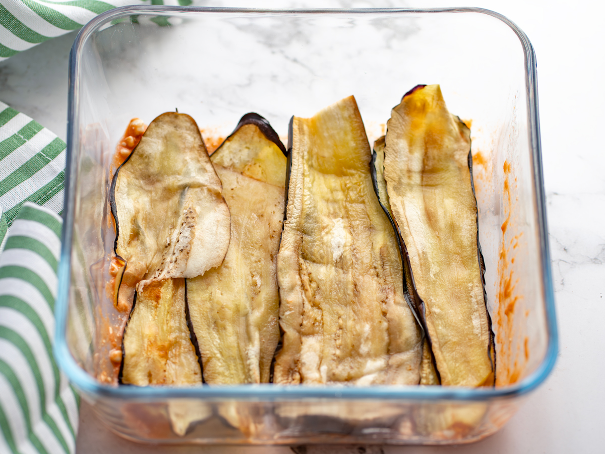 como hacer lasana de berenjena en airfryer Lasaña de berenjenas en freidora de aire