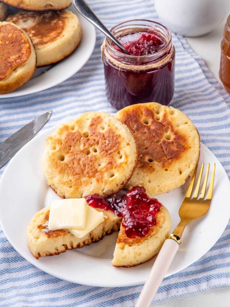 Crumpets para la hora del té
