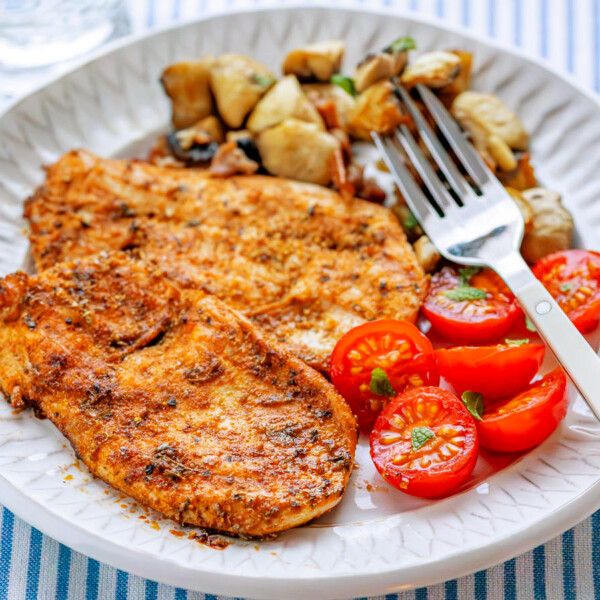 filetes de pavo en freidora de aire