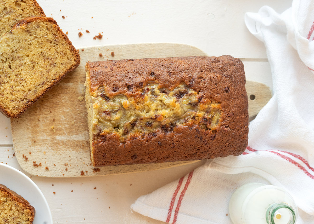 pan de platano esponjoso banana bread Pan de plátano casero y esponjoso Banana Bread esponjoso y casero